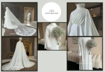 Elegant Wedding Dresses With Capes for a Modest and Stylish Bridal Look