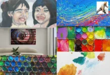 Inspiration und kreative zeitgenössische Malerei Ideen für moderne Kunstwerke